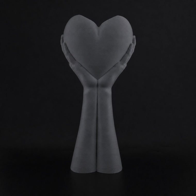 HeartHold Bloom Vase  (Only vase) Bone White