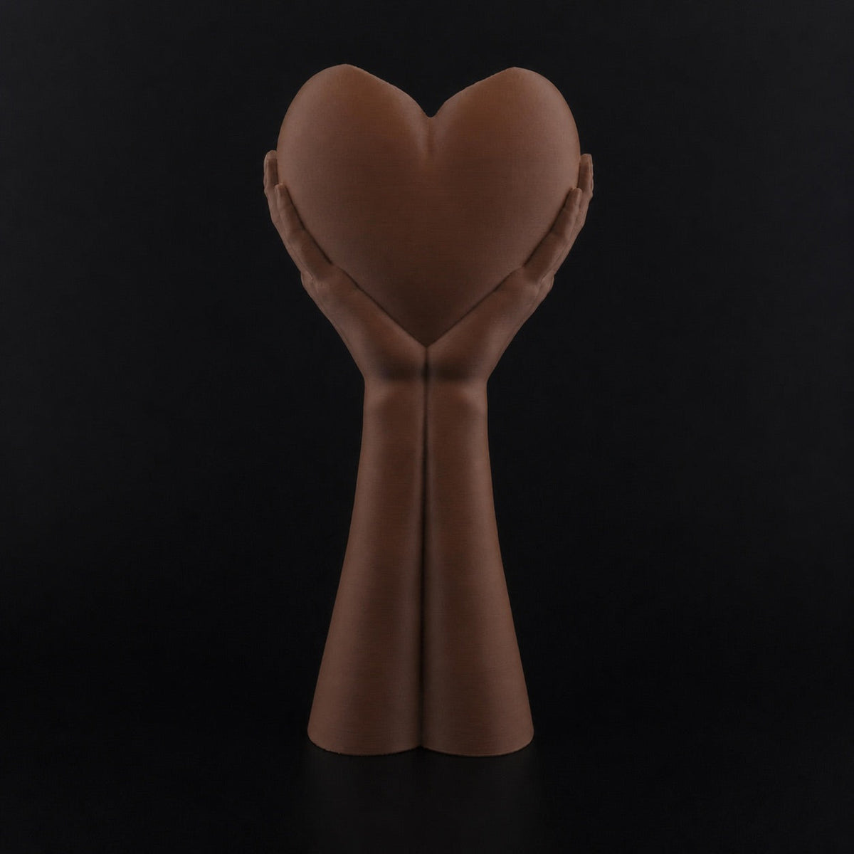 HeartHold Bloom Vase Cocoa Brown