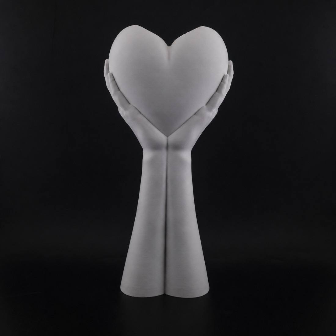 HeartHold Bloom Vase Gray