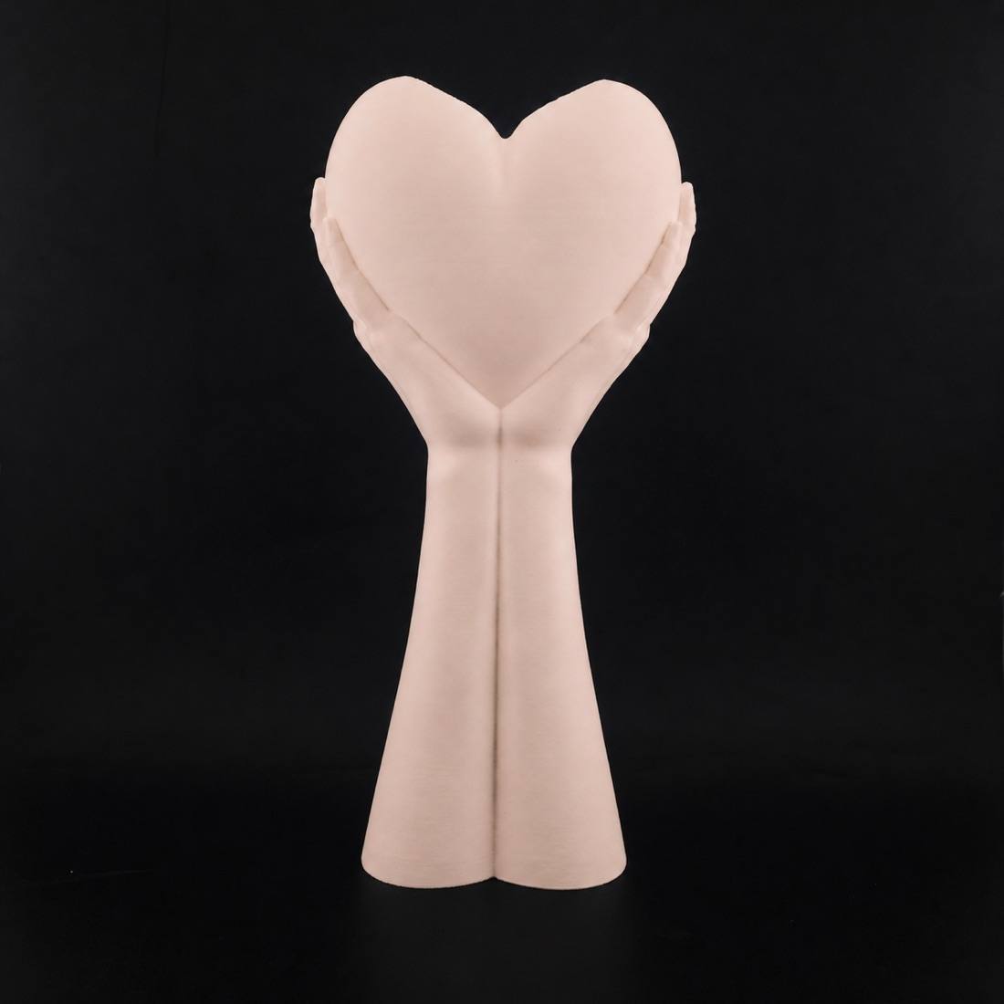 HeartHold Bloom Vase Matte Beige