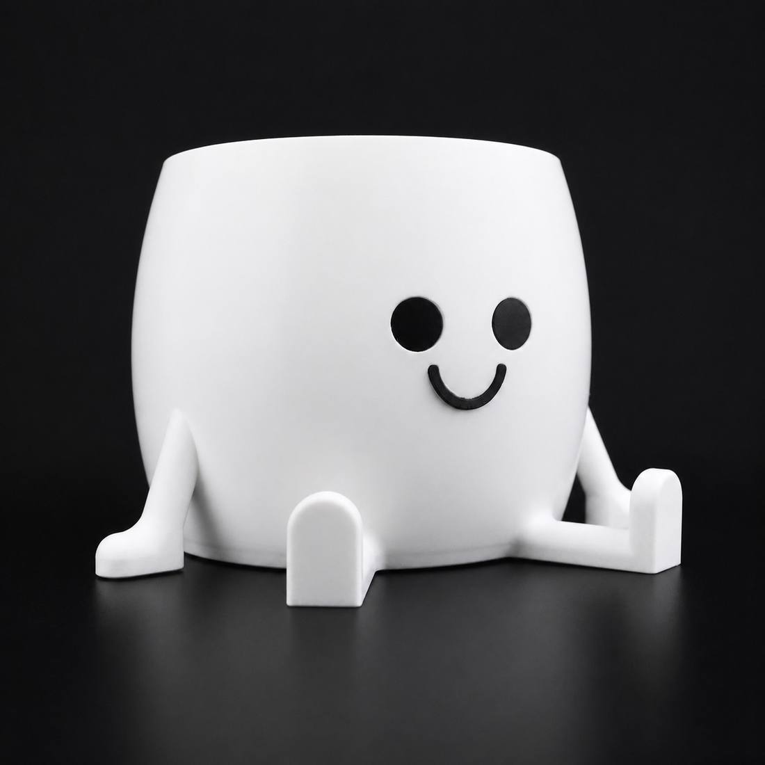 Happy Planter White