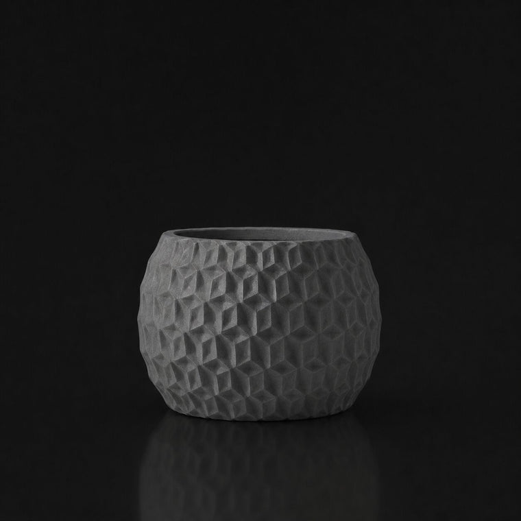 Hexa Planter (Only pot) Ashen Concrete