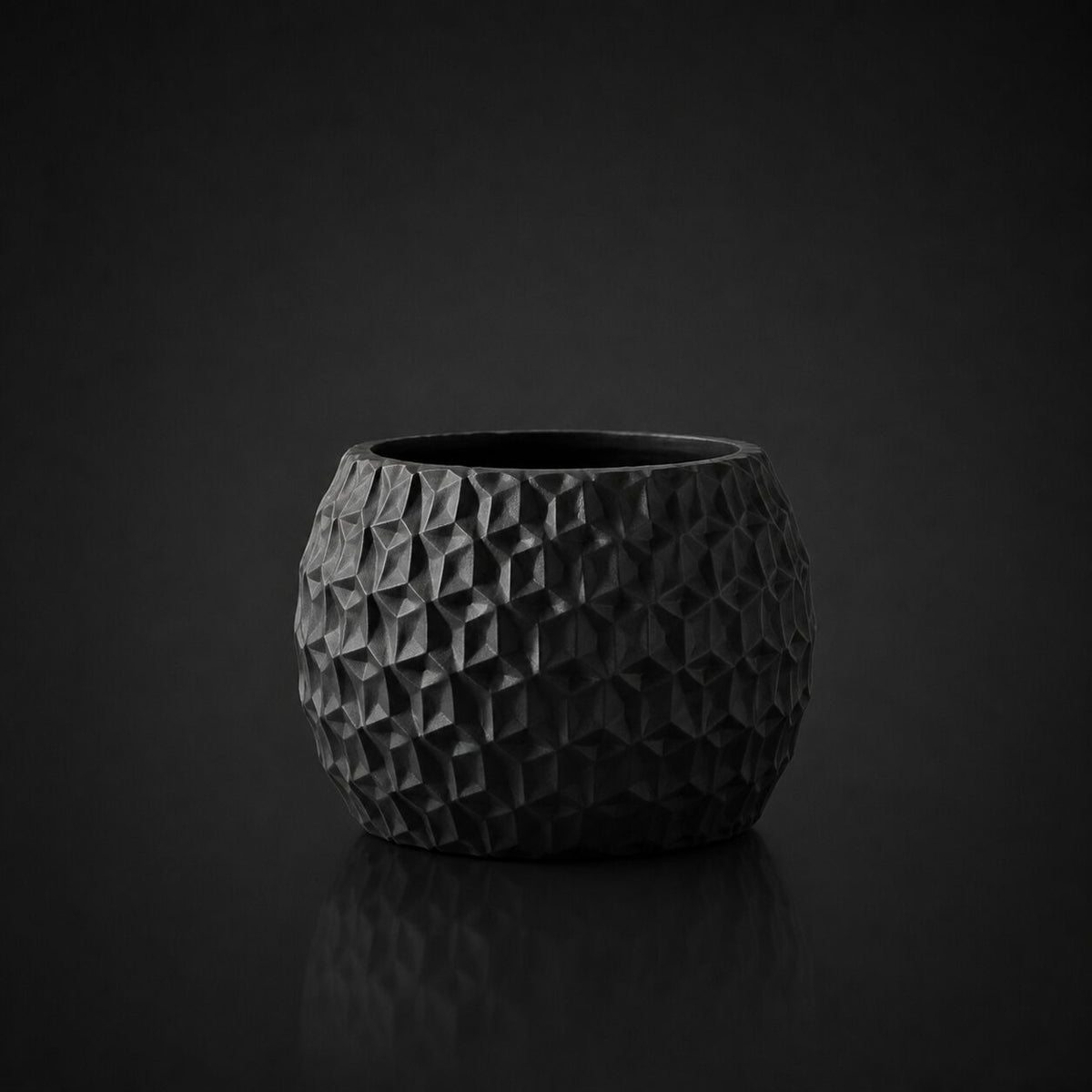 Hexa Planter Black