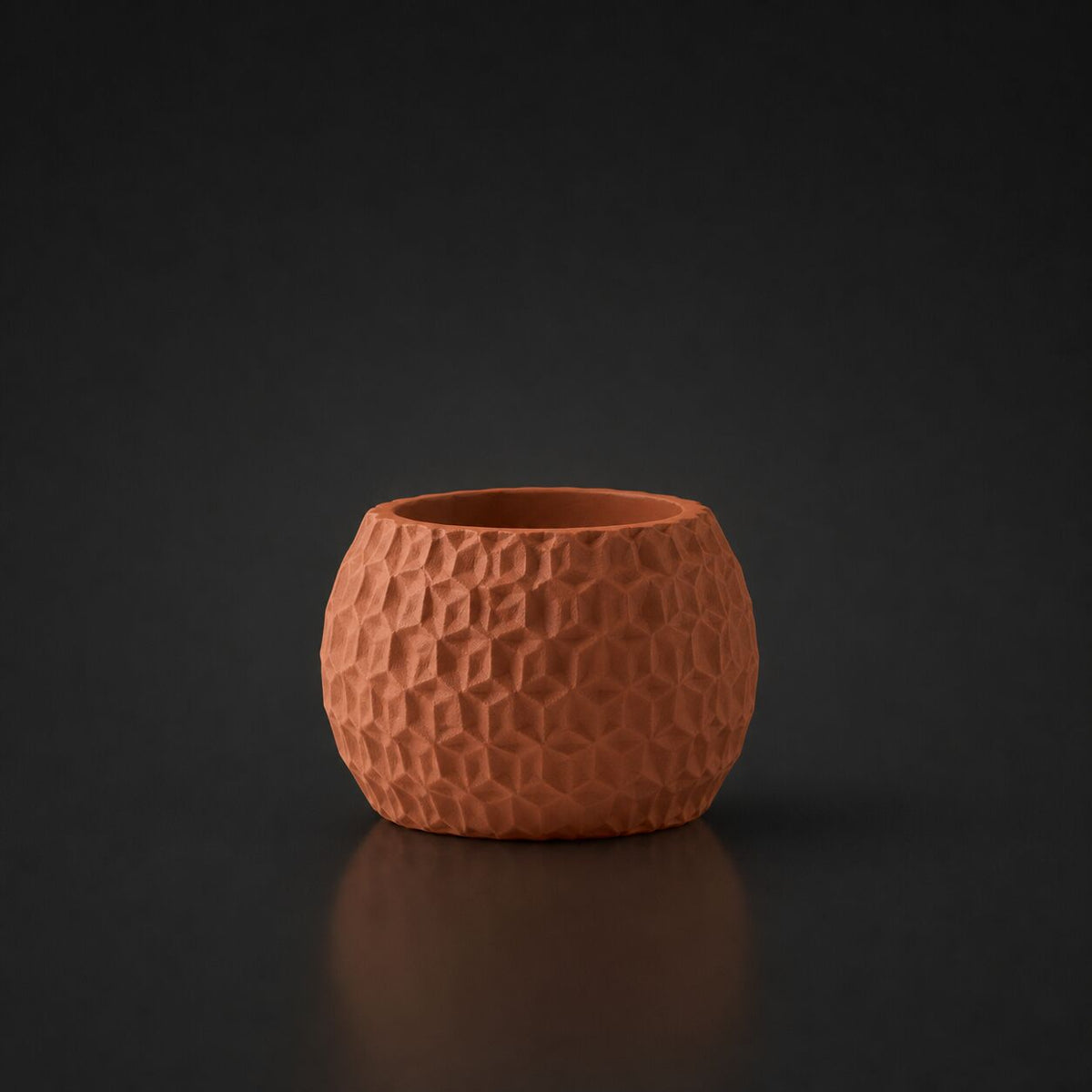 Hexa Planter Brown