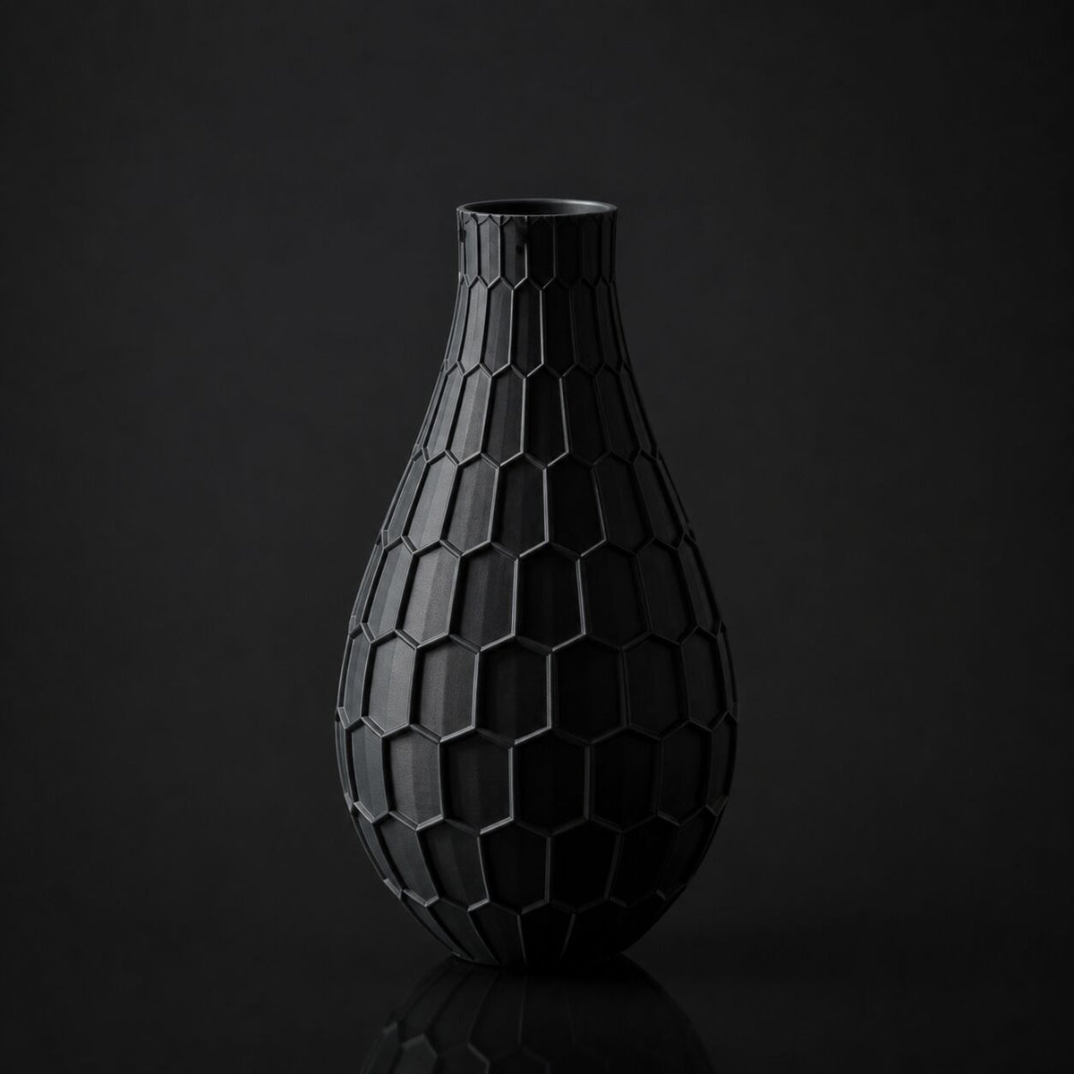 Hexa Vase Black