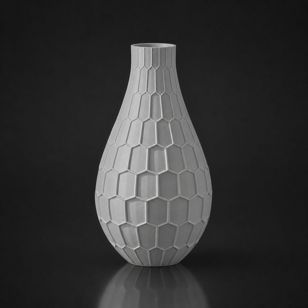 Hexa Vase Gray
