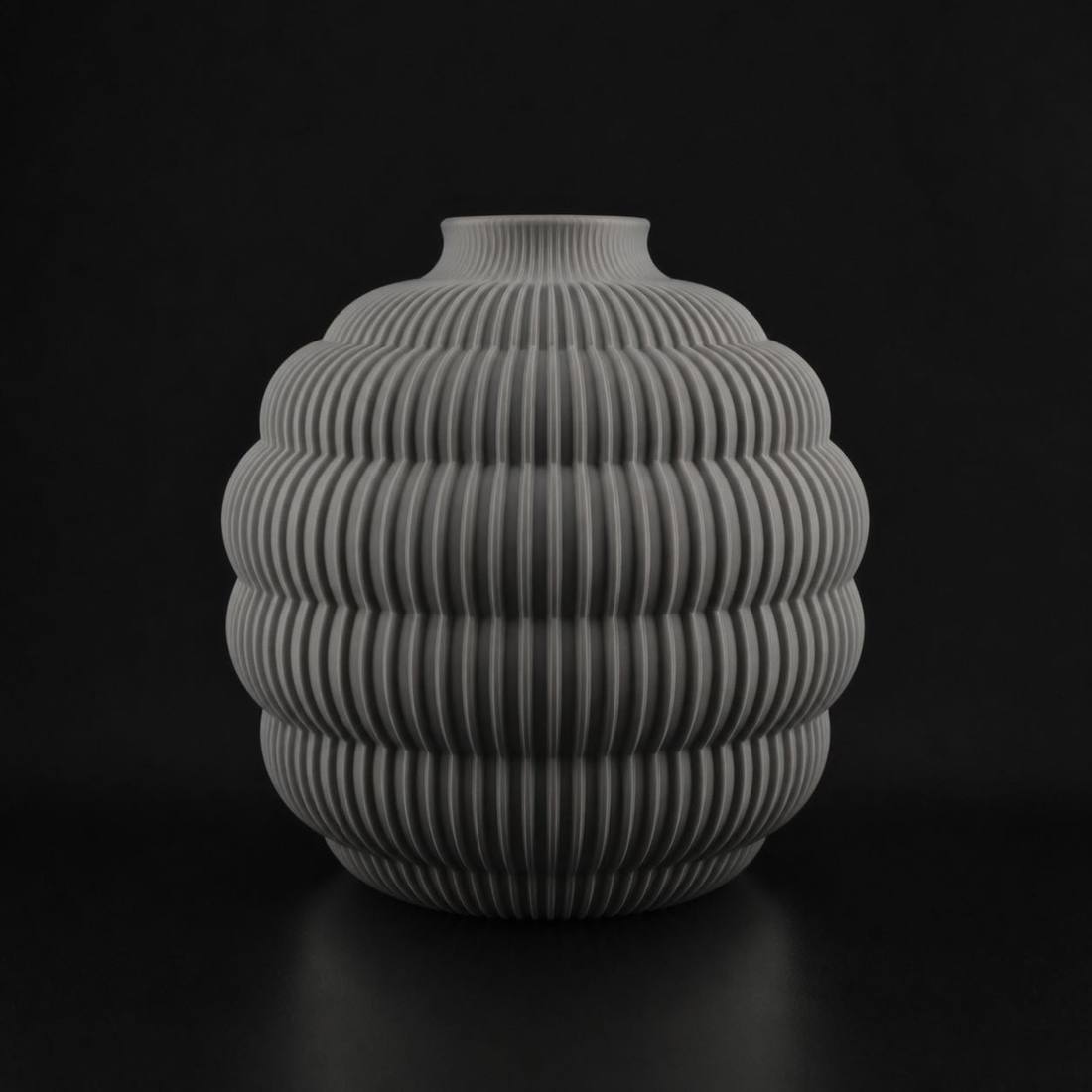 Hive vase Gray