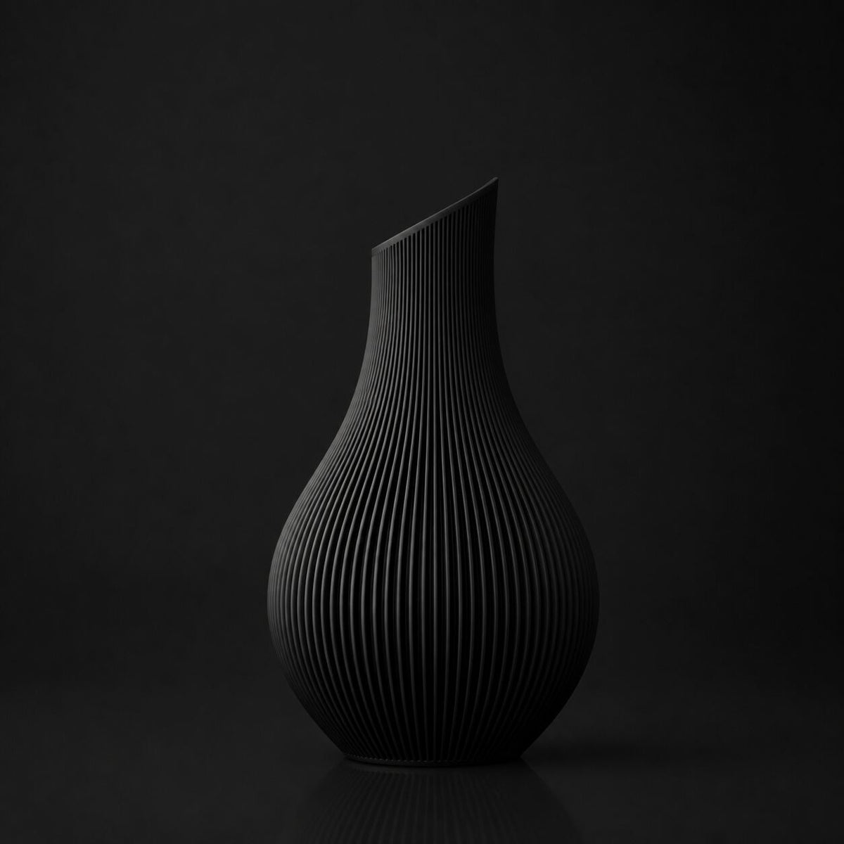 Japandi Vase Black