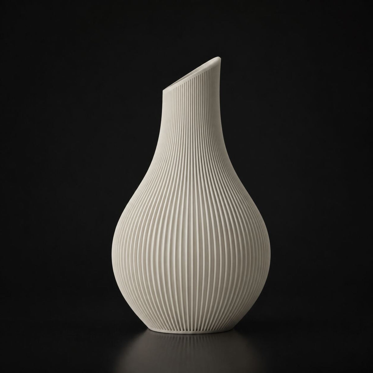Japandi Vase Bone White