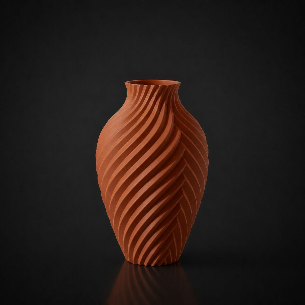 Kromatik Artisan Vase Brown