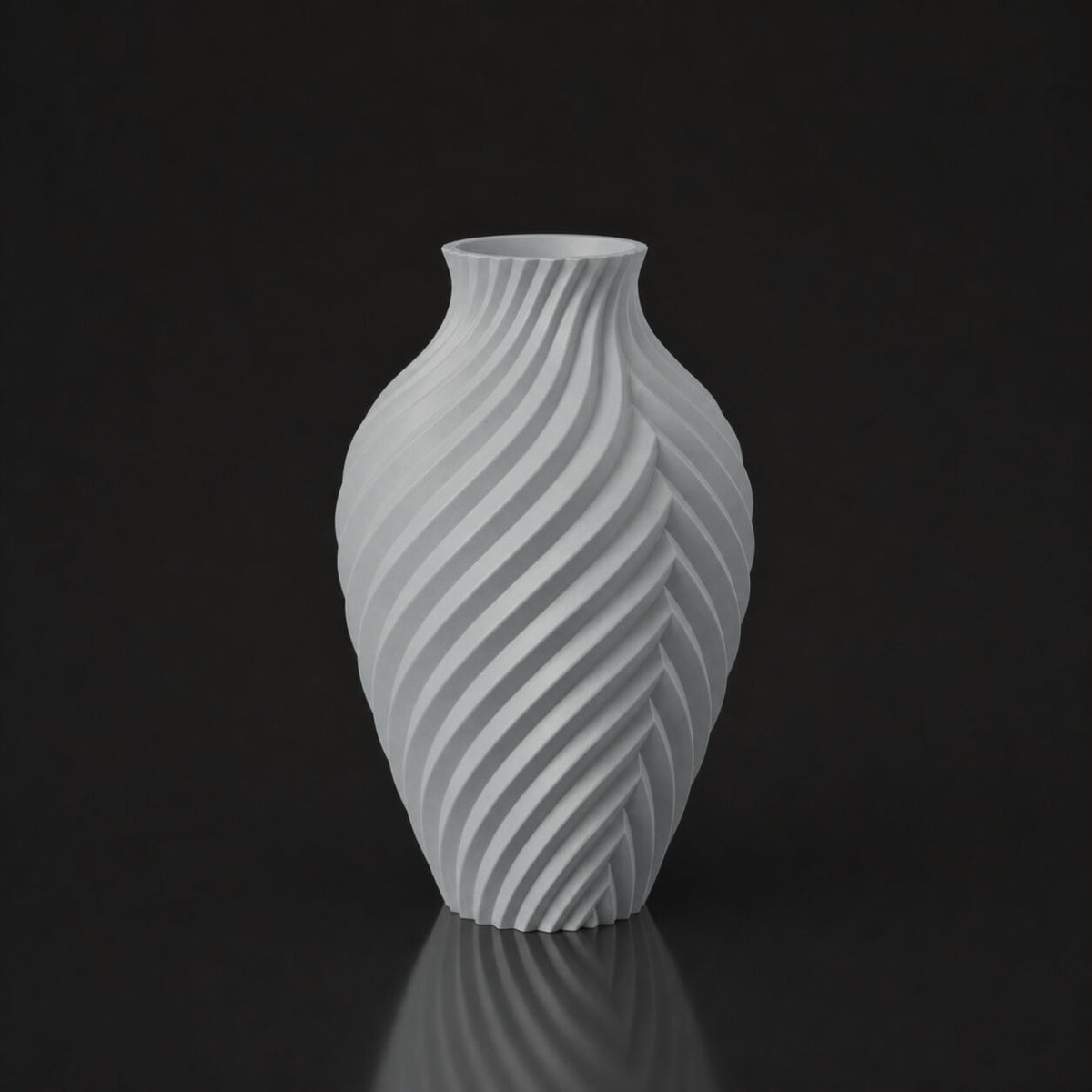 Kromatik Artisan Vase Gray