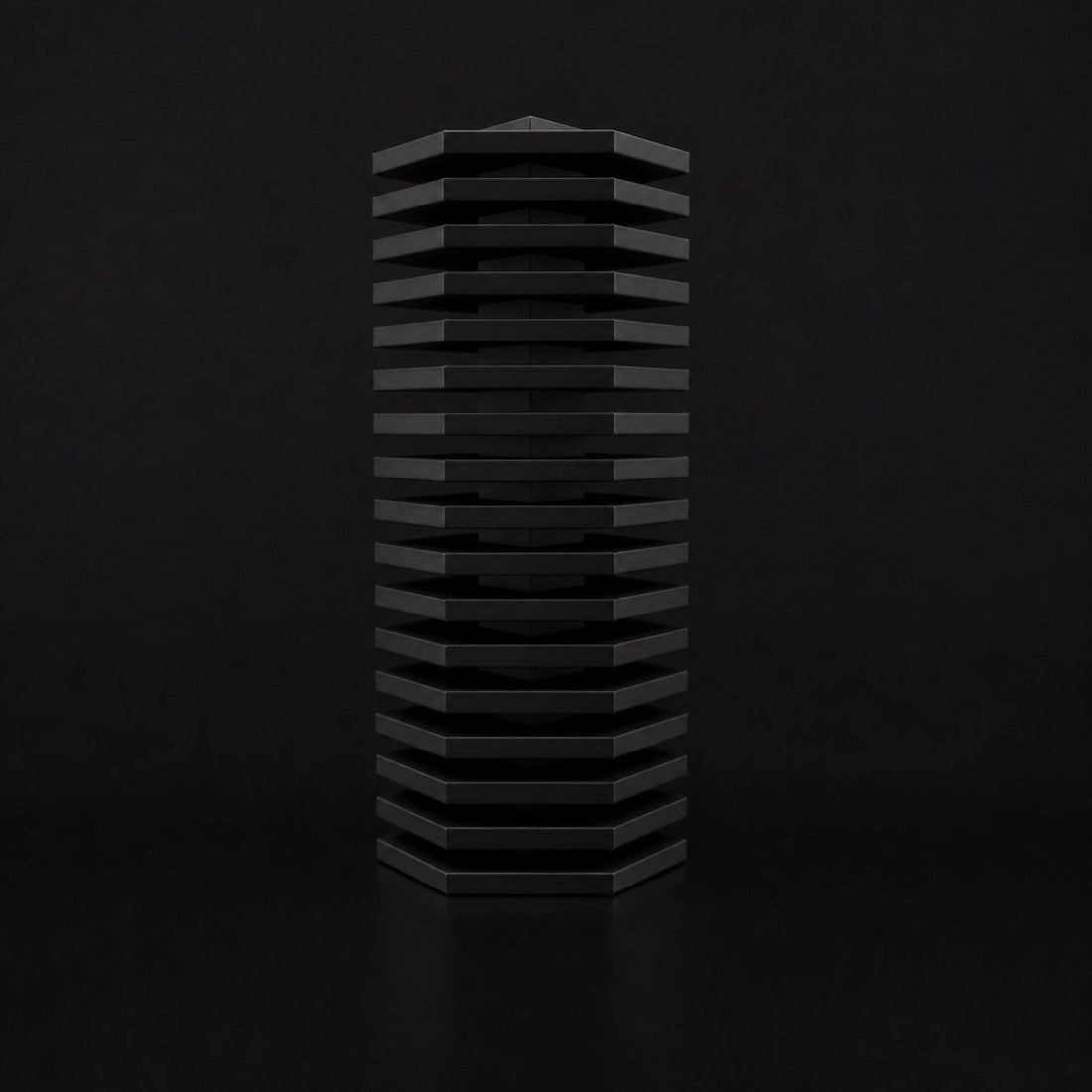 Lemir Vase in Black finish