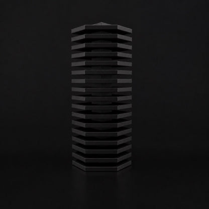 Lemir Vase in Black finish