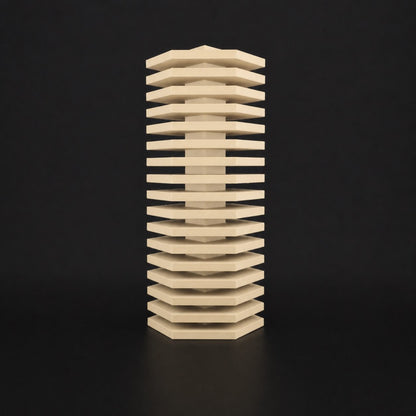 Lemir Vase in Caramel finish