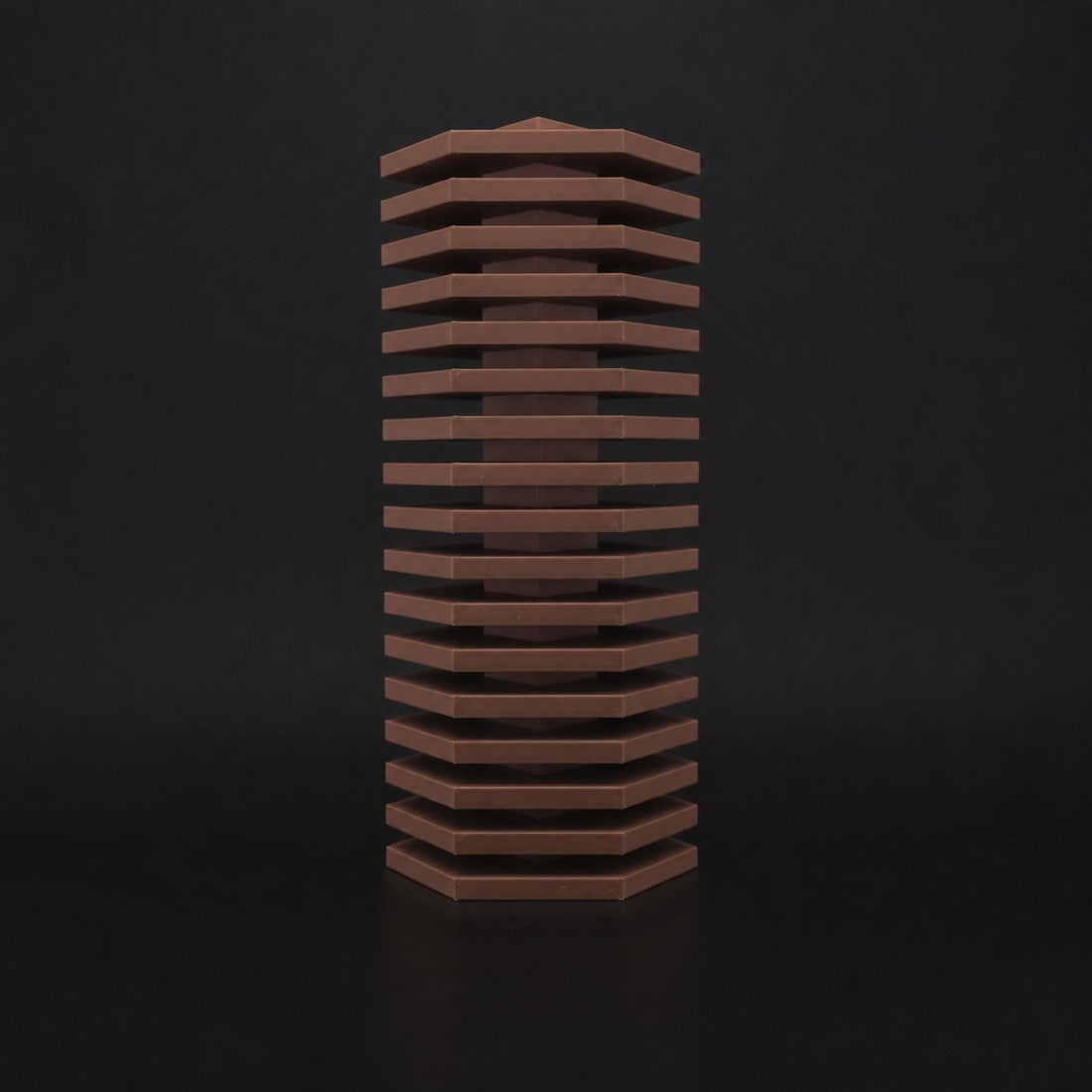 Lemir Vase in Cocoa Brown finish