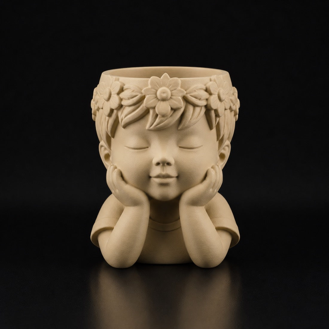 Little Boy Planter Desert Tan