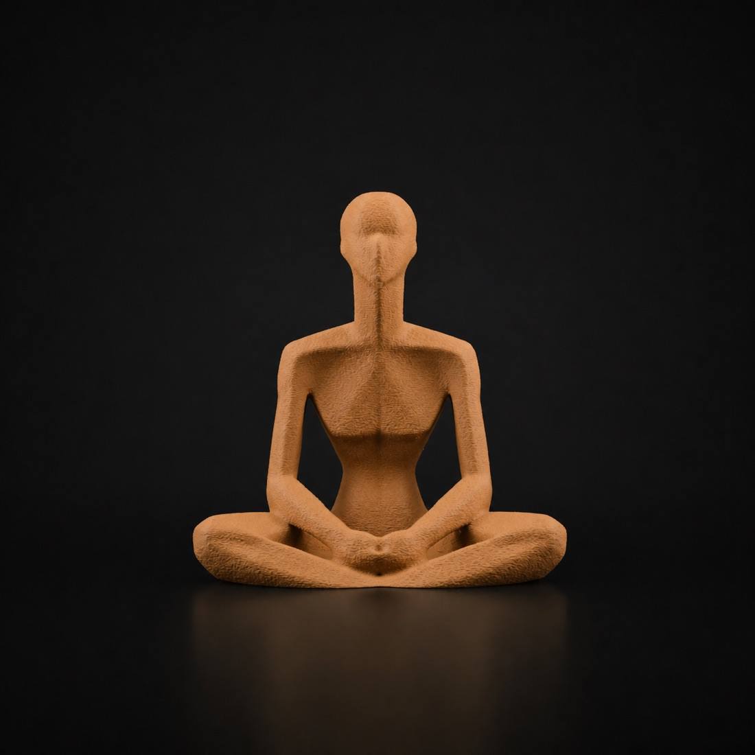 Meditative Muse in Caramel