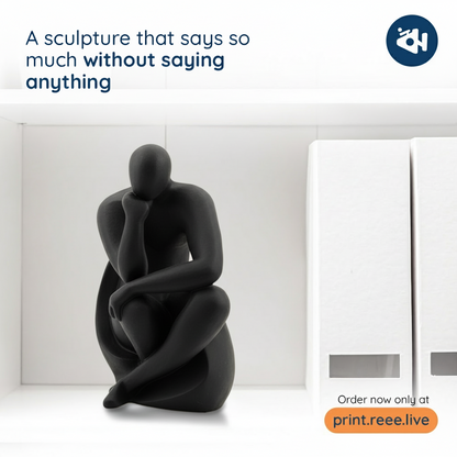 Minimalist Thinker Sculpture