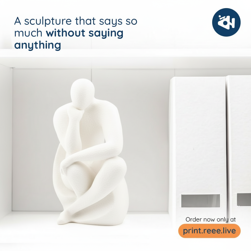 Minimalist Thinker Sculpture