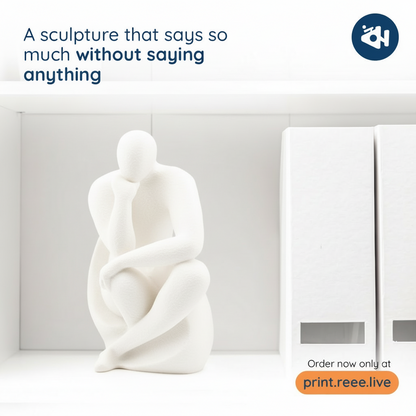 Minimalist Thinker Sculpture