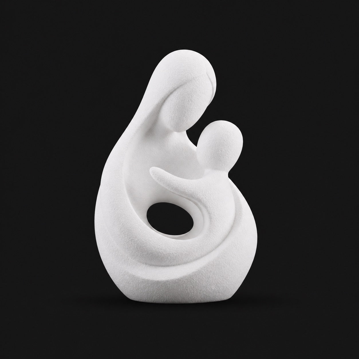 Mother's Love Sculpture in White