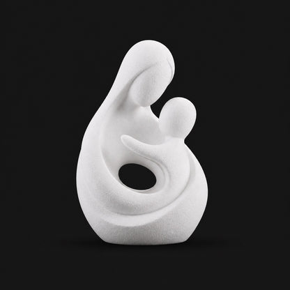 Mother's Love Sculpture in White