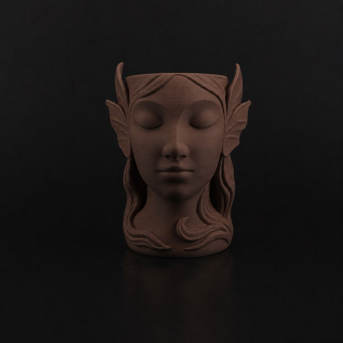 Mother Nature Pen Holder in Cocoa Brown