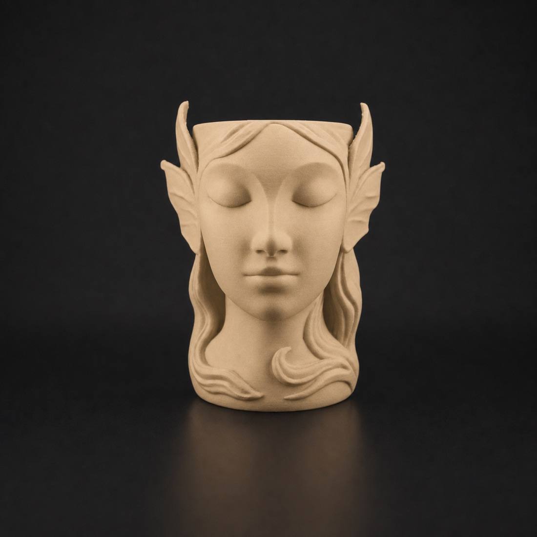 Mother Nature Pen Holder in Desert Tan