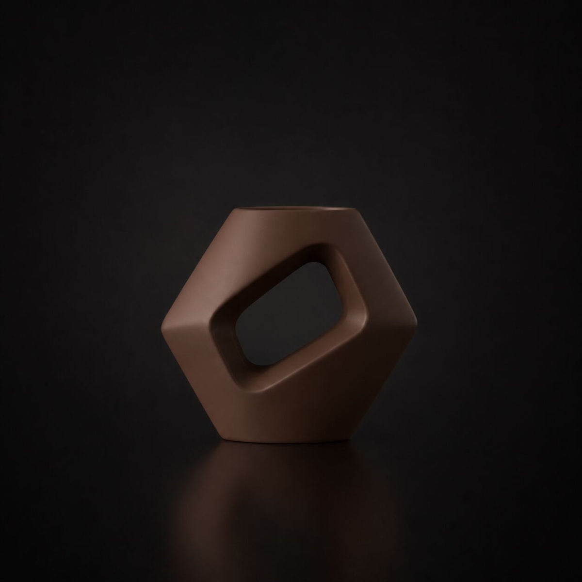 Nexus Vase Cocoa Brown