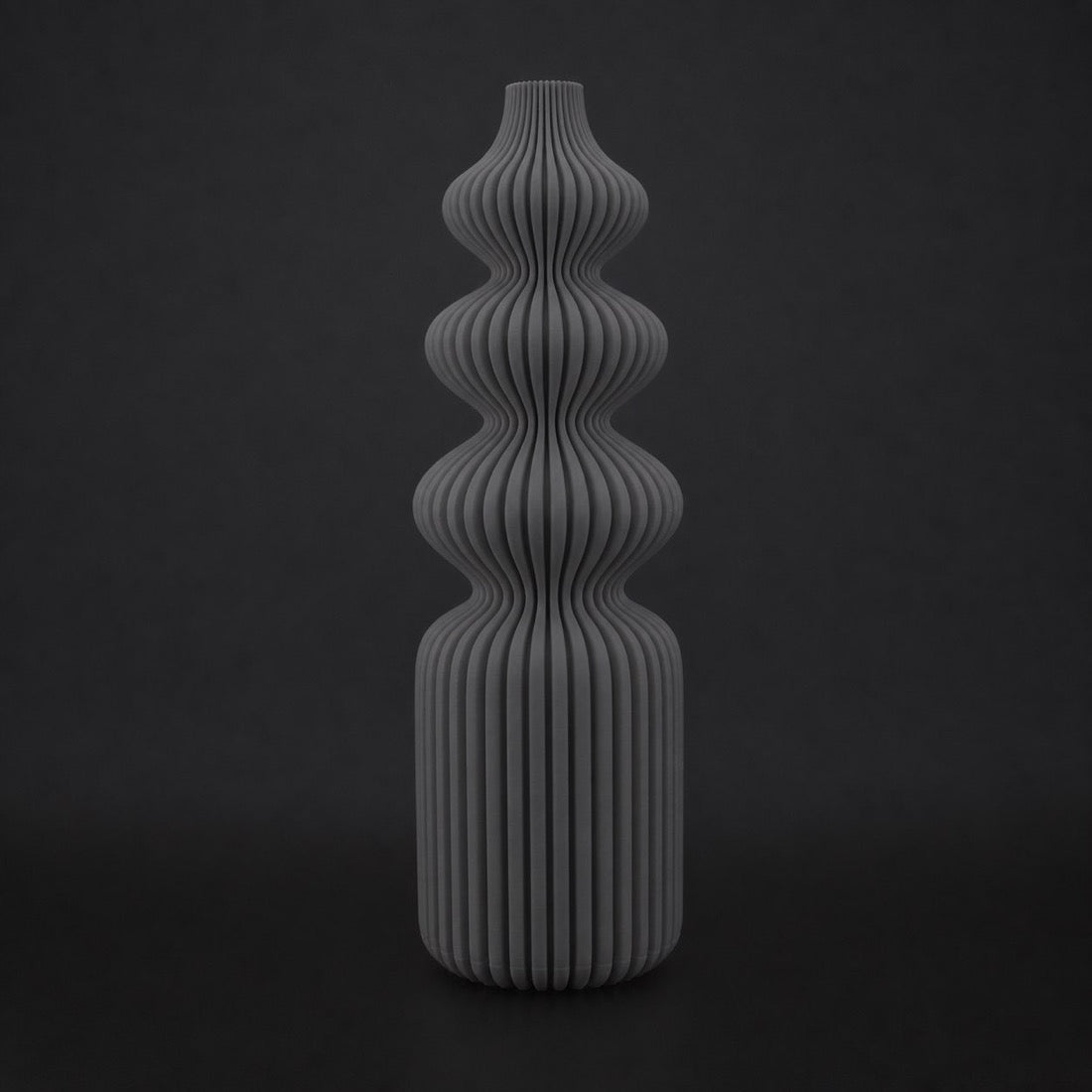 Nordic Vase in Ashen Concrete finish