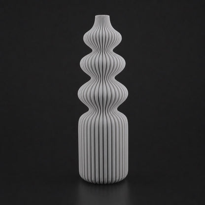 Nordic Vase in Gray finish