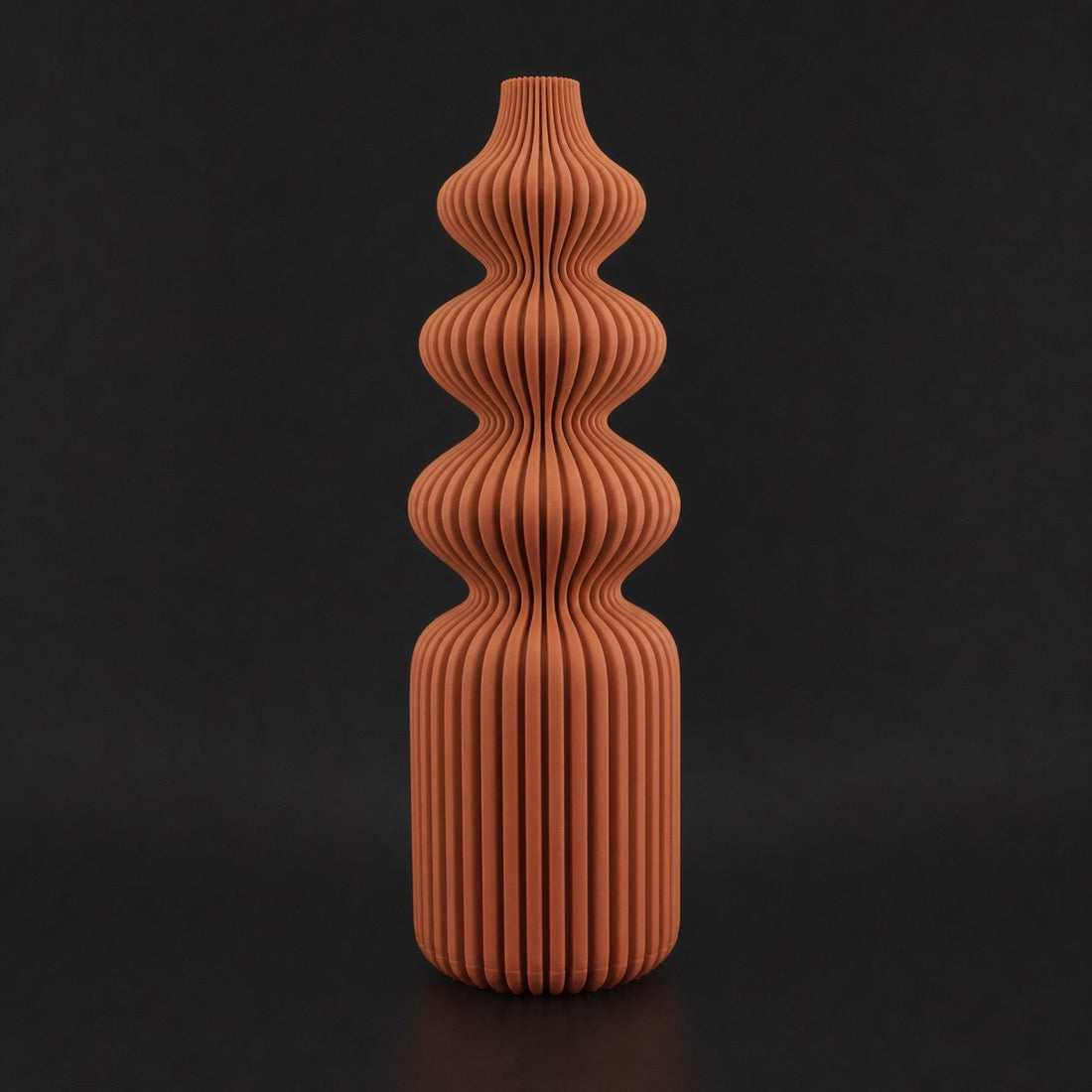 Nordic Vase in Terracotta finish