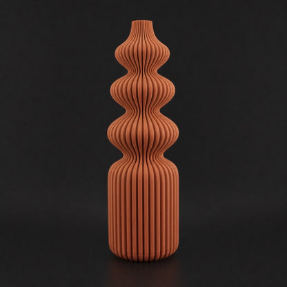 Nordic Vase in Terracotta finish