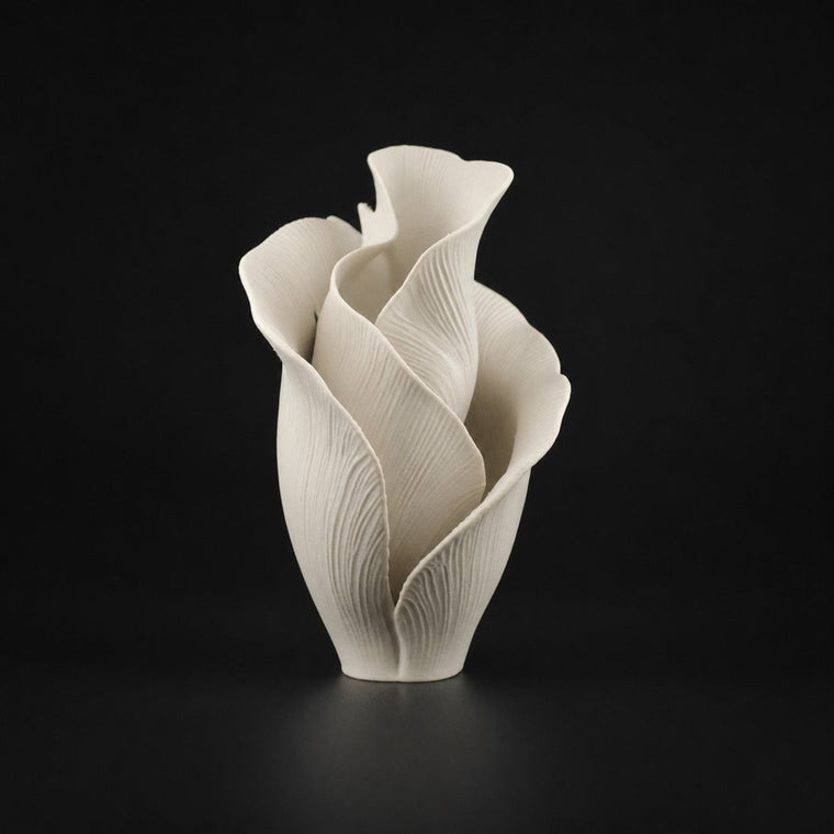 Petal Sculpture Bone White