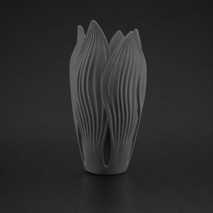 Petal Vase ashen-concrete