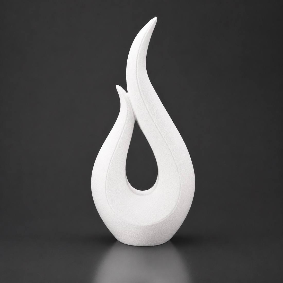 Phoenix Flame Vase White
