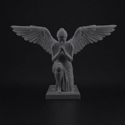 Praying Angel Ashen Concrete