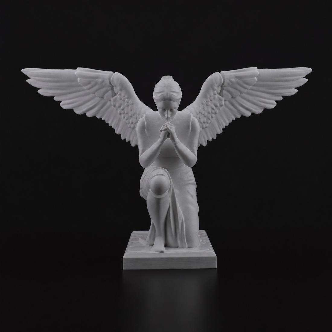 Praying Angel Gray