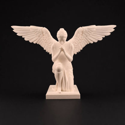 Praying Angel Matte Beige