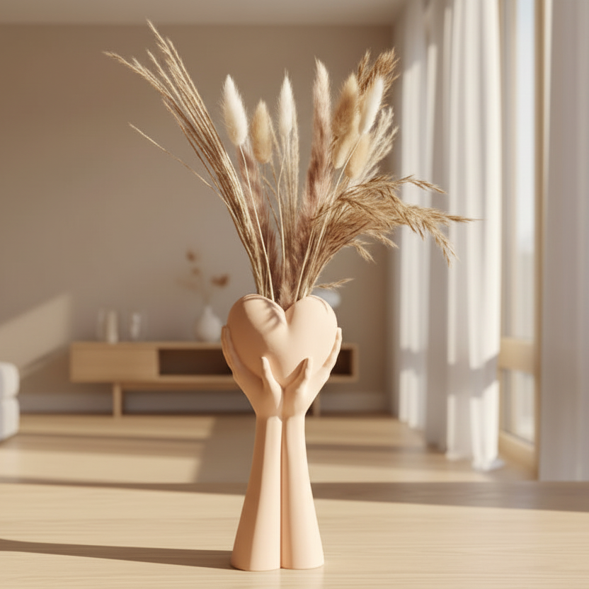 HeartHold Bloom Vase  (Only vase)