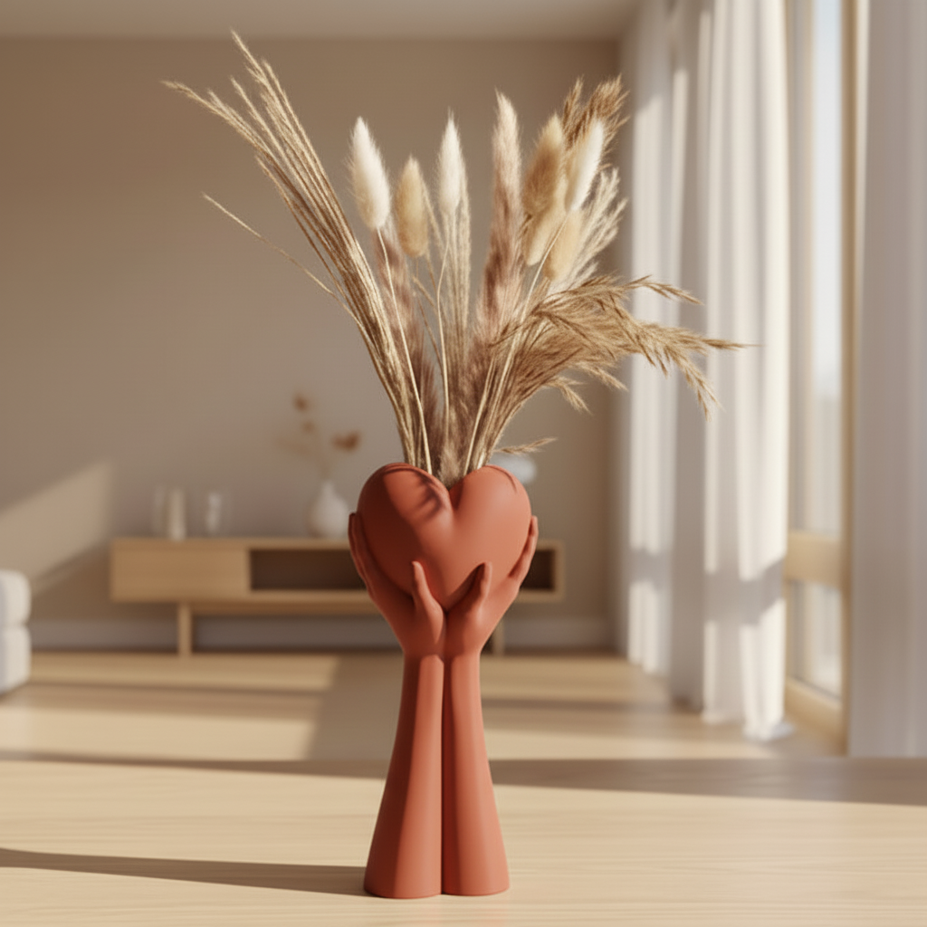 HeartHold Bloom Vase  (Only vase)