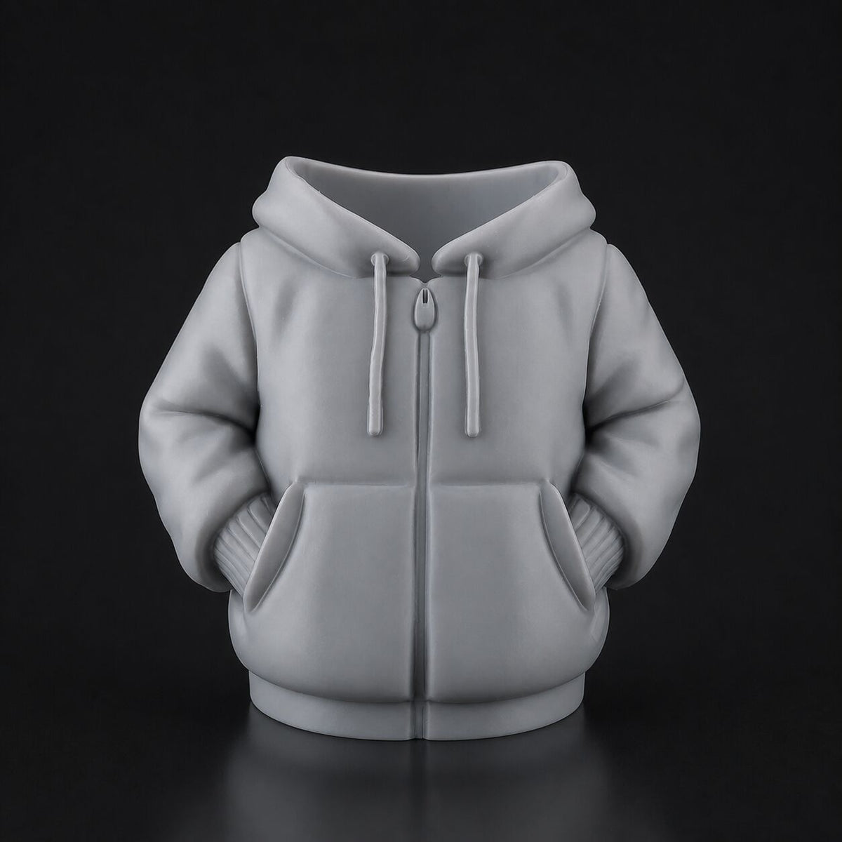 Puffer Jacket Holder in Gray