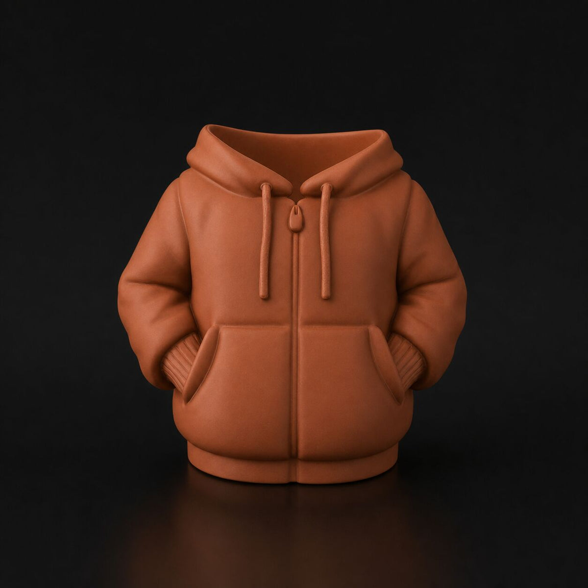 Puffer Jacket Holder in Terracotta