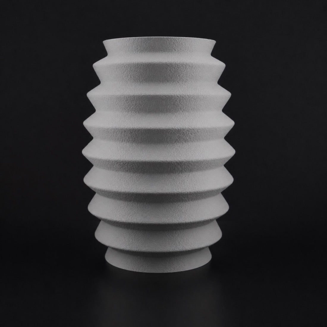 Ripple Vase in Gray finish