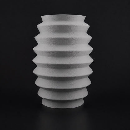 Ripple Vase in Gray finish