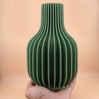 Minimal Ribwave Modern Vase  (Only vase)