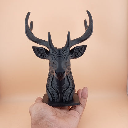 Deer Head Sculpture