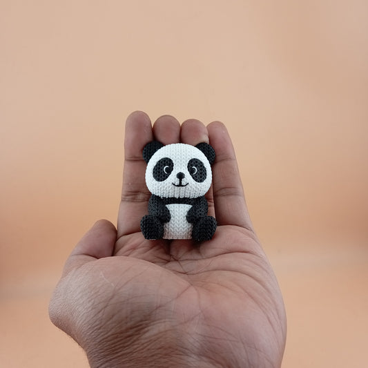 Knitted Panda