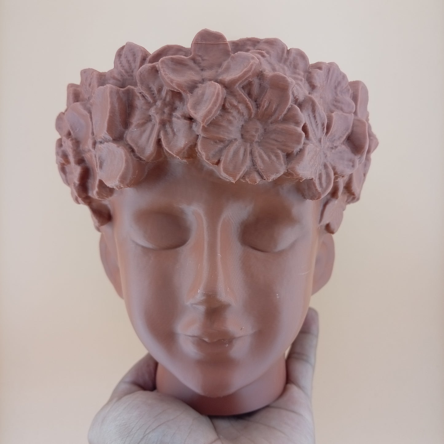 Floral Head Planter (Only pot)