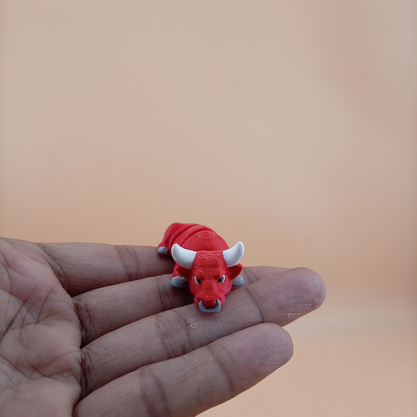 Bull Keychain